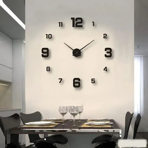 Frameless DIY Wall Clock for Modern Homes