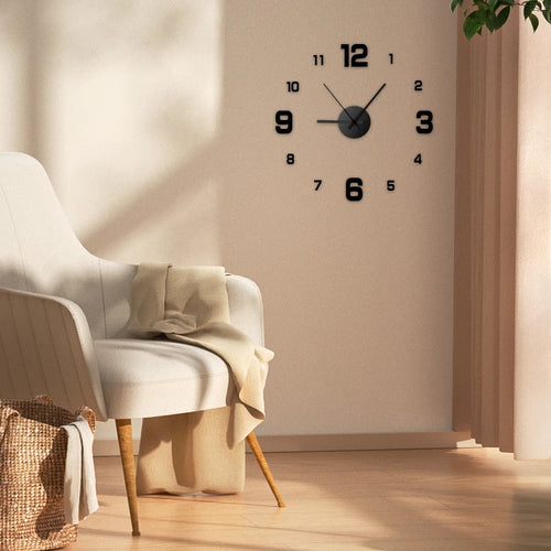 Frameless DIY Wall Clock for Modern Homes