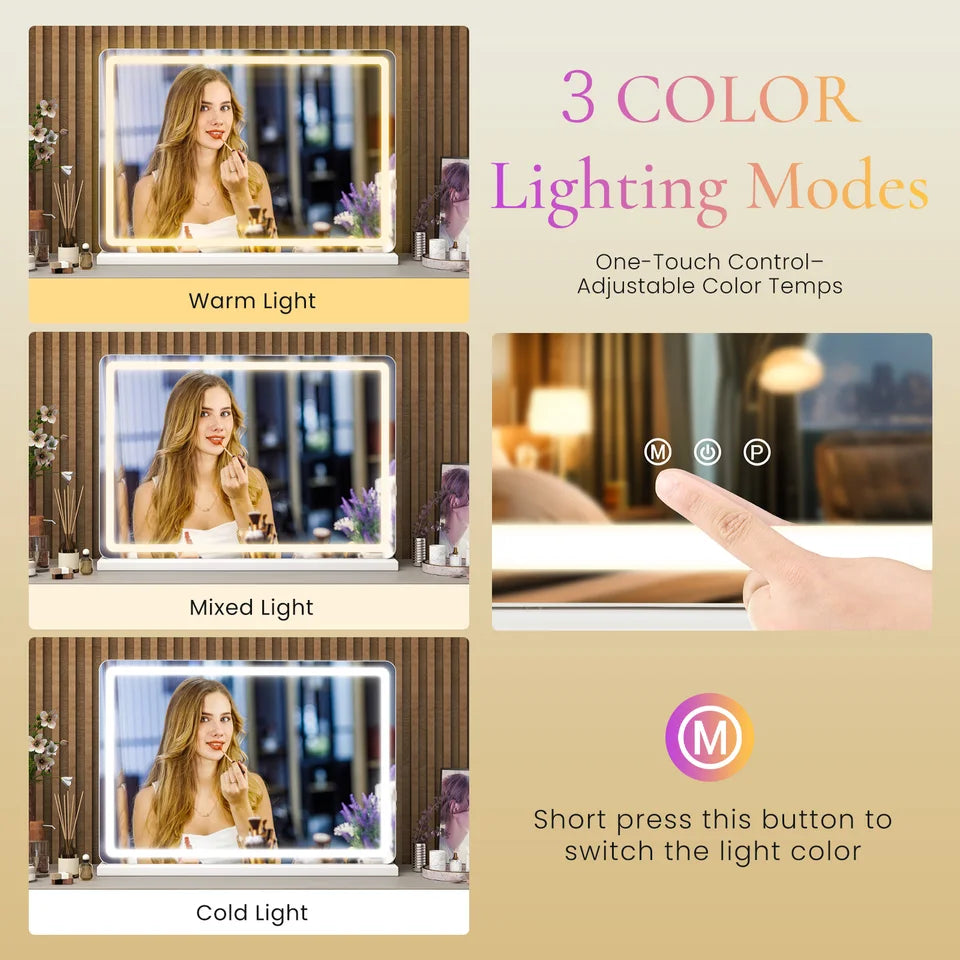 Dimmable LED Vanity Mirror